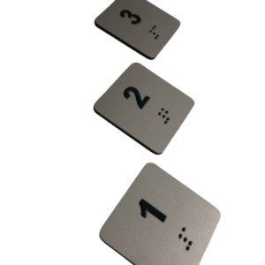 Placa Braille de Pavimento