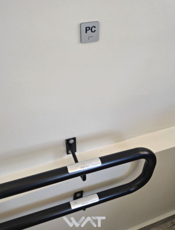 Placa Braille de Pavimento - Imagem 3