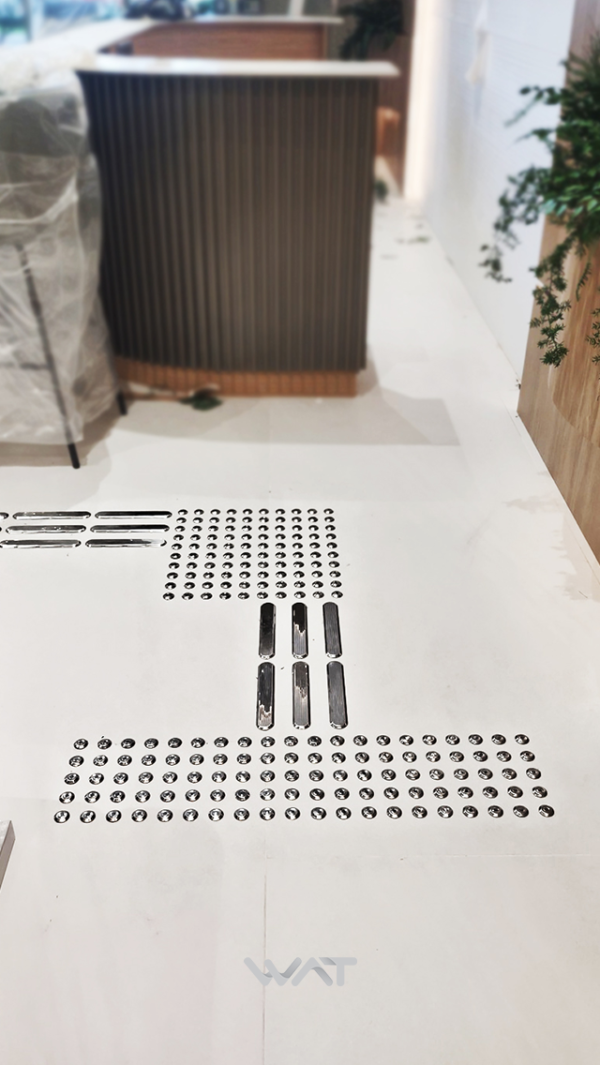 Piso Tátil Inox - Imagem 6
